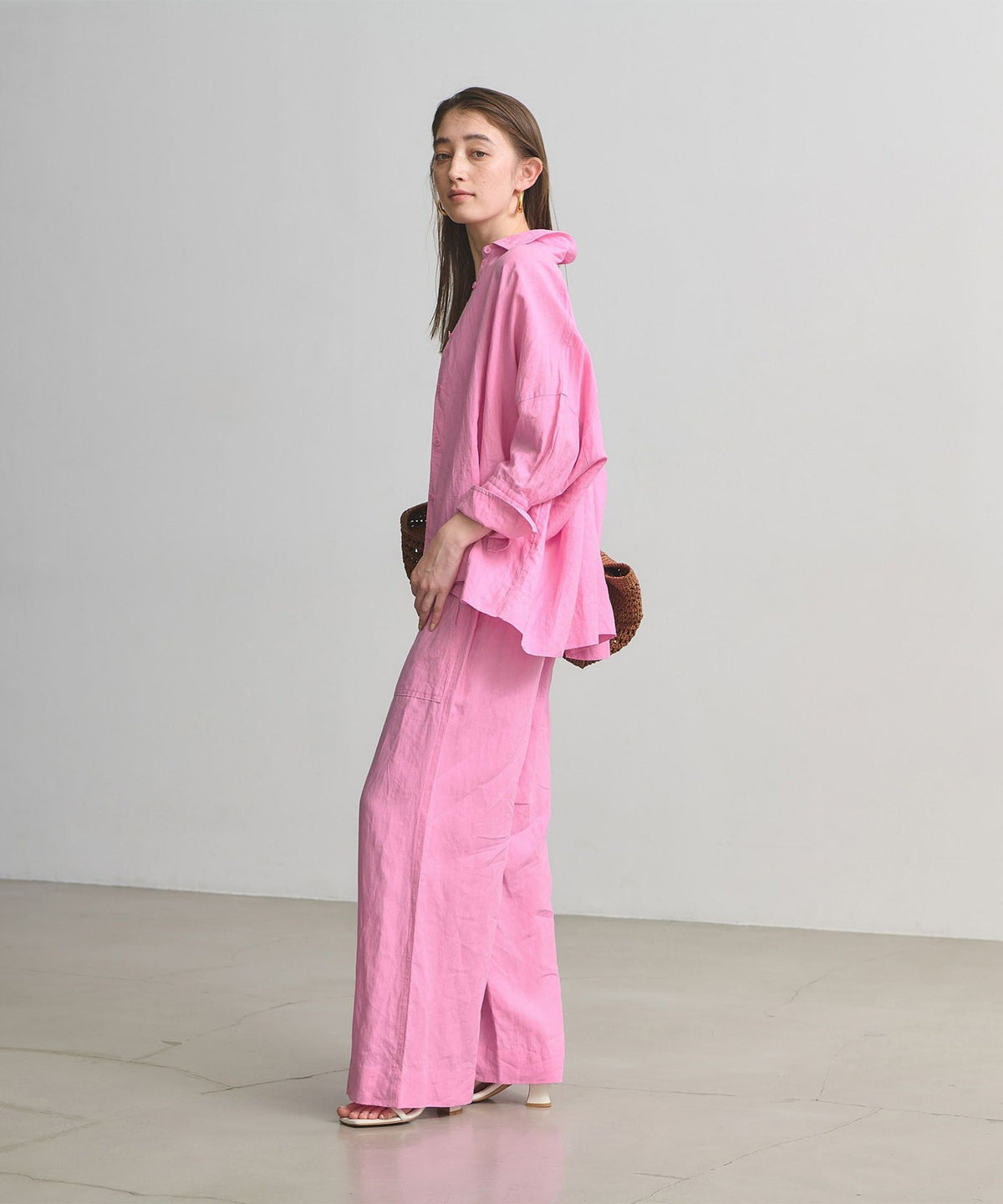 Linen Dolman Shirt - Washable -