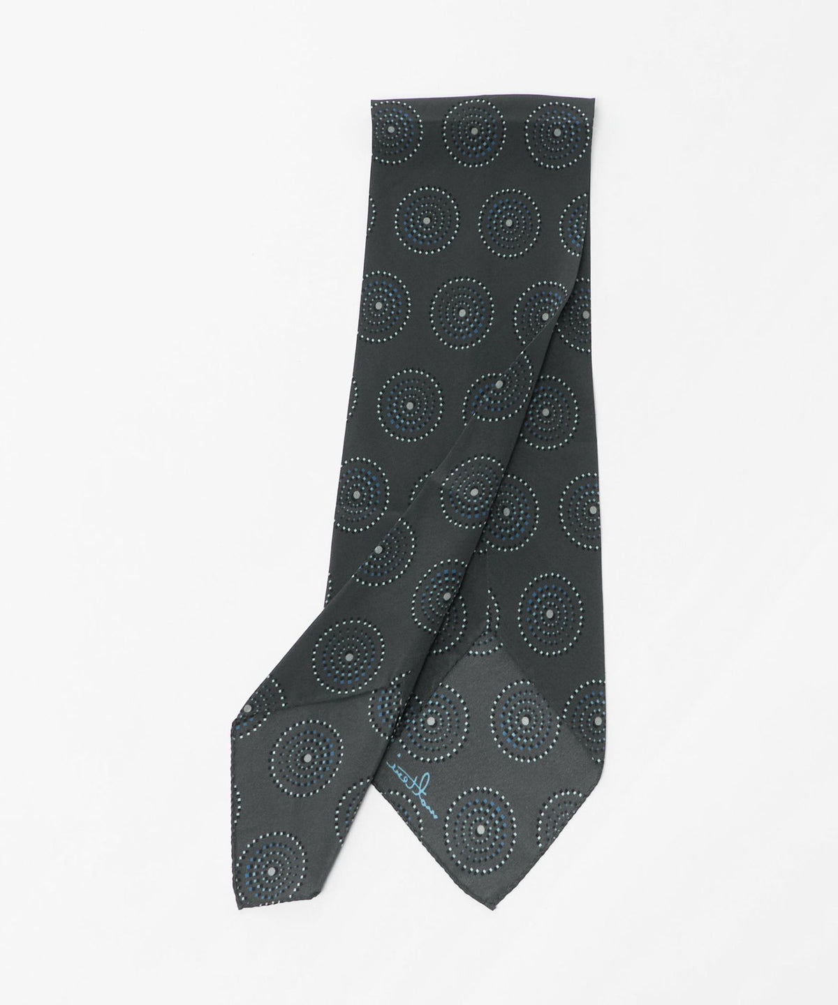 <molteni> Circle Print Ascot Tie