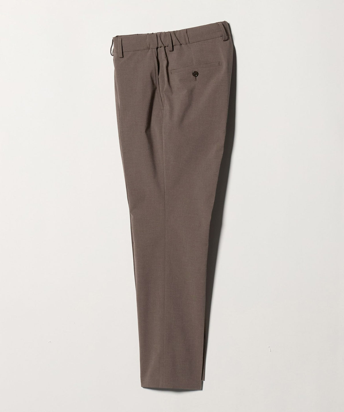 <A+> Polyester Pinhead Standard Easy No-Pleat Slacks Setup Pants - Washable, Stretch, Water-Repellent -