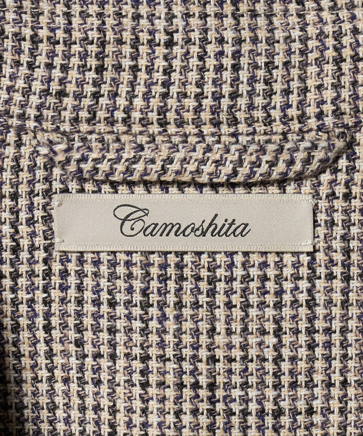 <Camoshita> Check Shirt Blouson