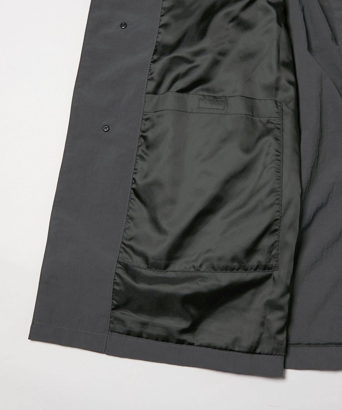 PERTEX Nylon Water-Repellent Balmacaan Coat