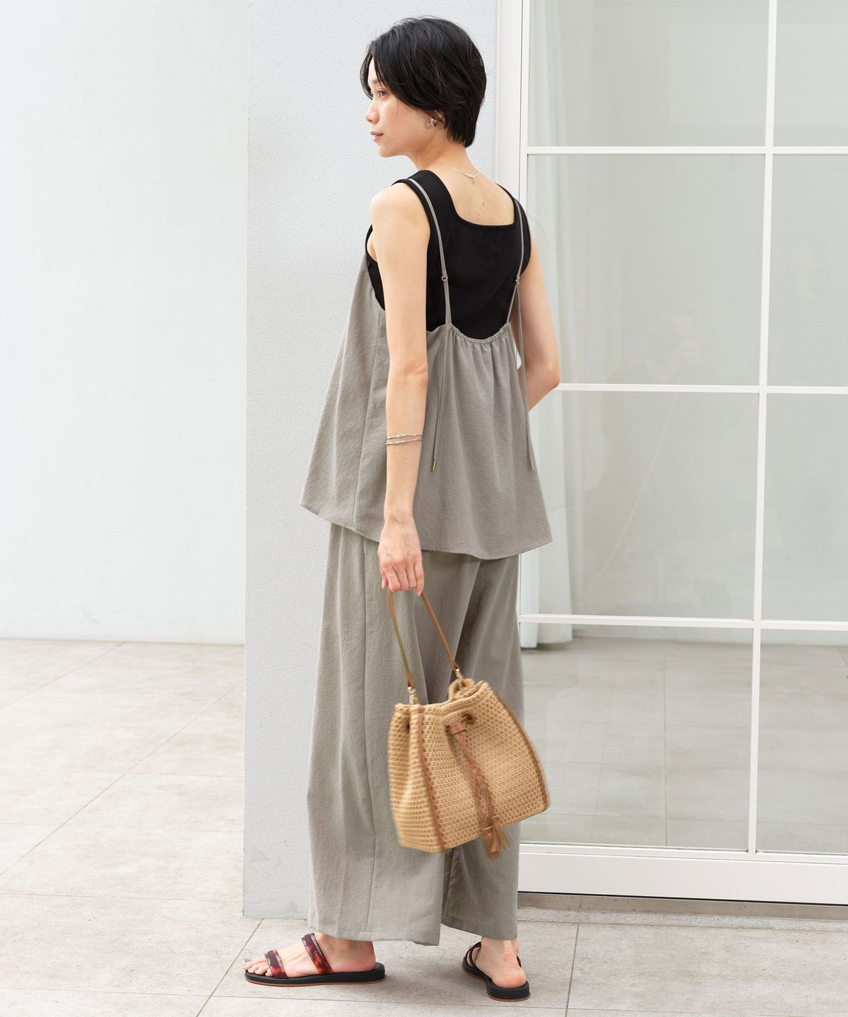 [Short/Tall Sizes Available] Dry Cross Jumpsuit - Stretch & Breathable