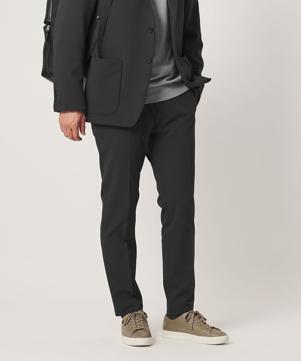 UA COZY SPORTEX No-Pleat Tapered Pants - Washable, 2-Way Stretch, Water Repellent