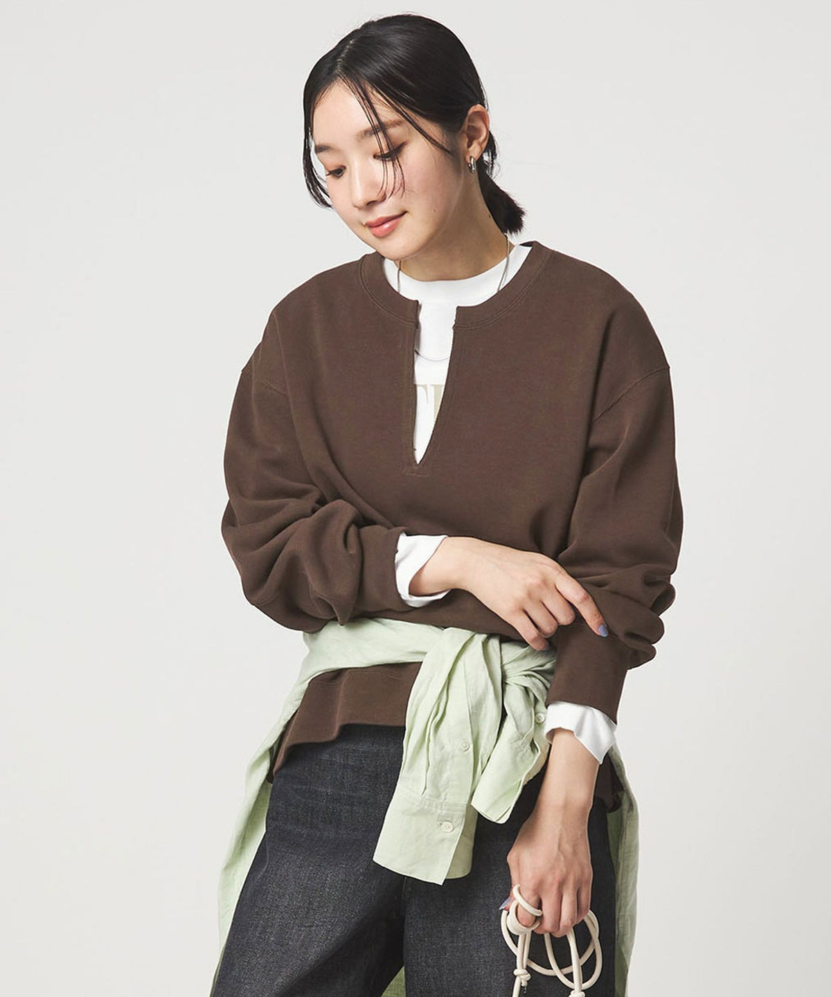 <at ease> Doubleface-Pullover-Oberteil