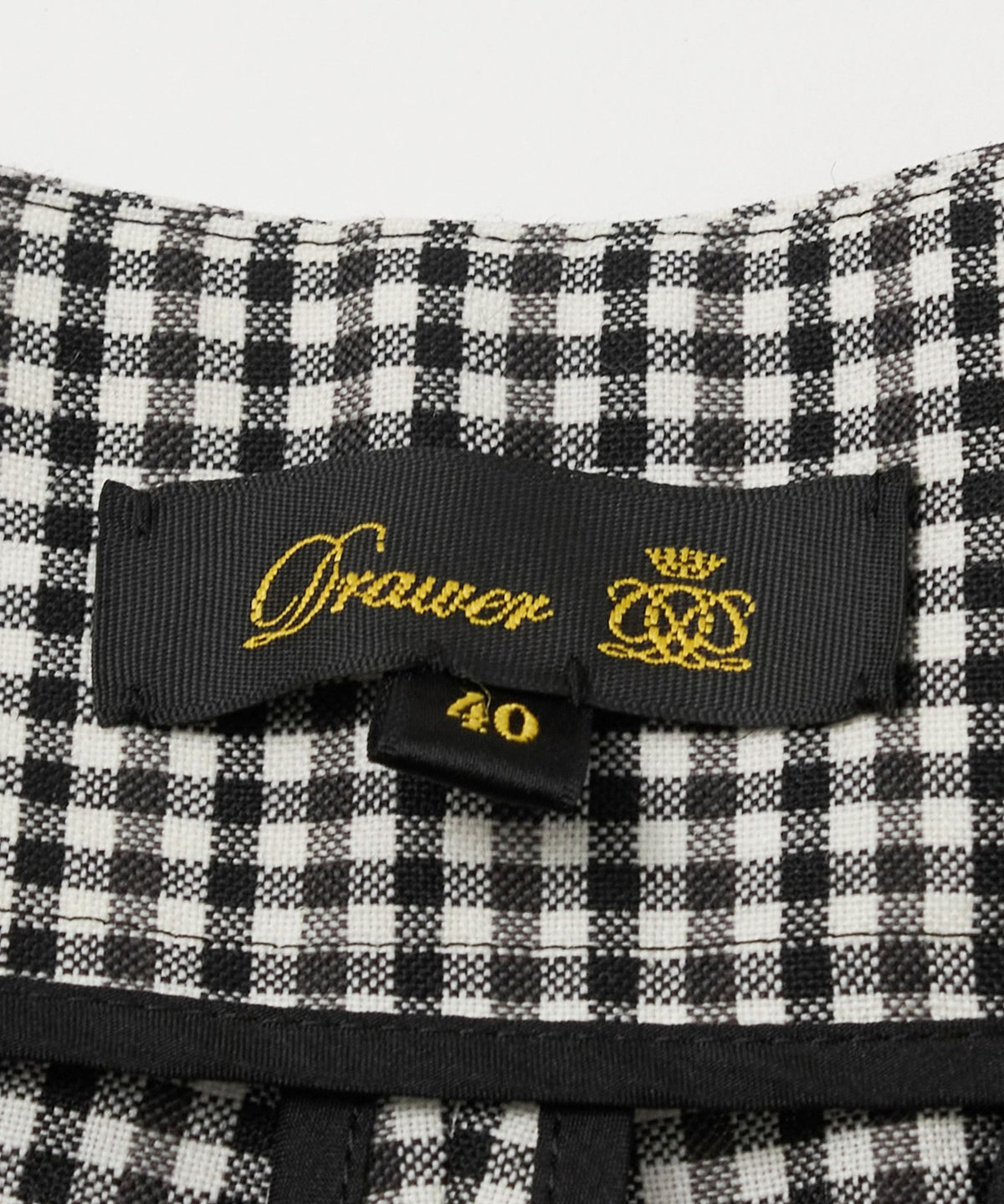 PRE Gingham Check Side Zip Pants