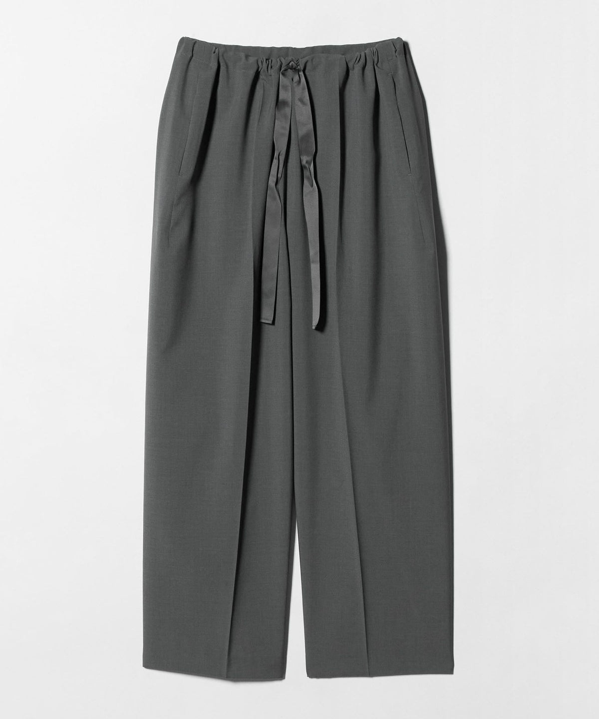 <ASTRAET> Polyester Easy Wide Tapered Pants