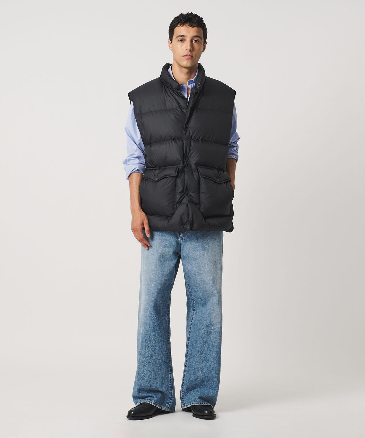 <LOEFF> Men's 13.5oz Selvedge Denim Trousers