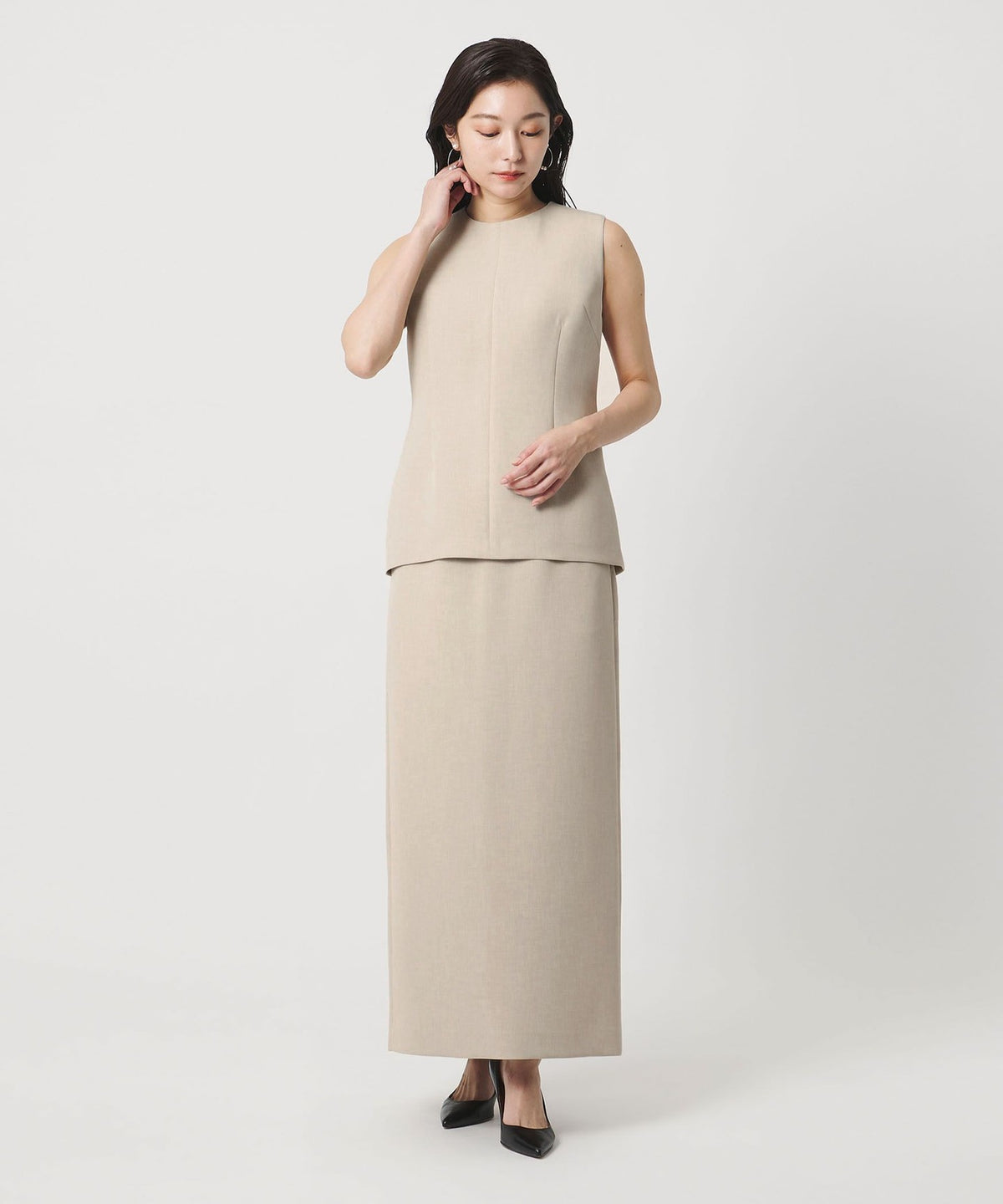 Falda Lápiz con Abertura Trasera ＜MARW UNITED ARROWS＞