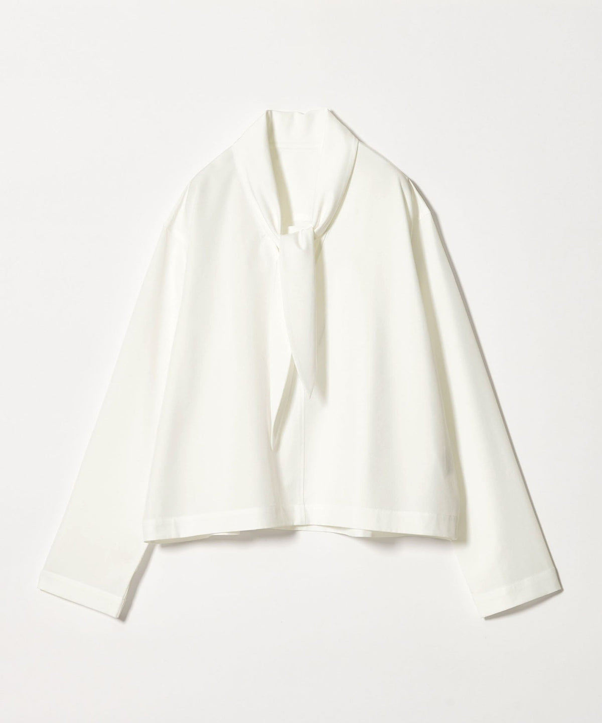 【官網限定 Wardrobe DAILY MINIMAL】絲巾領結襯衫 可手洗