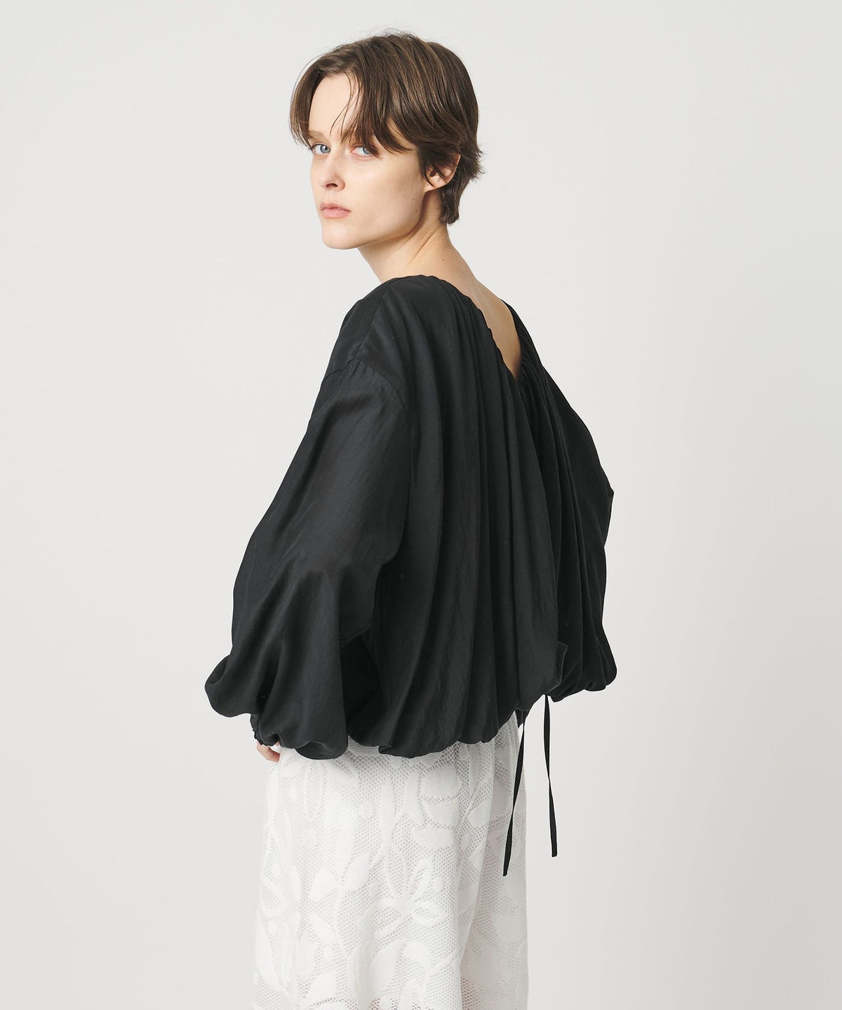 <AEWEN MATOPH> 2-Wege-Ballonbluse - waschbar -