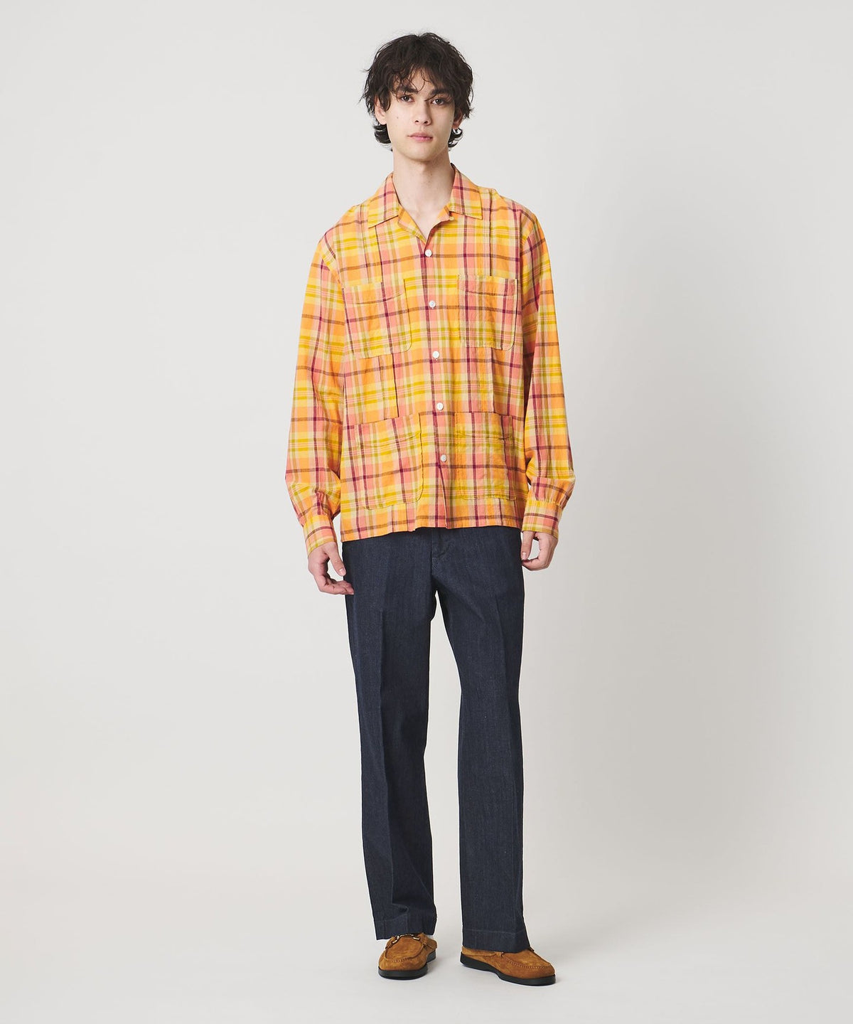 ＜Lee x Scye for UNITED ARROWS＞CHETOPA WORK TROUSERS/ワンウォッシュ デニム トラウザーズ