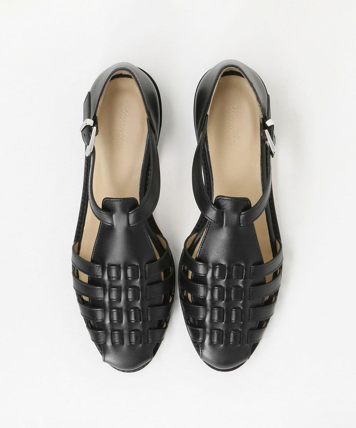 ＜Steven Alan＞皮革網眼涼鞋