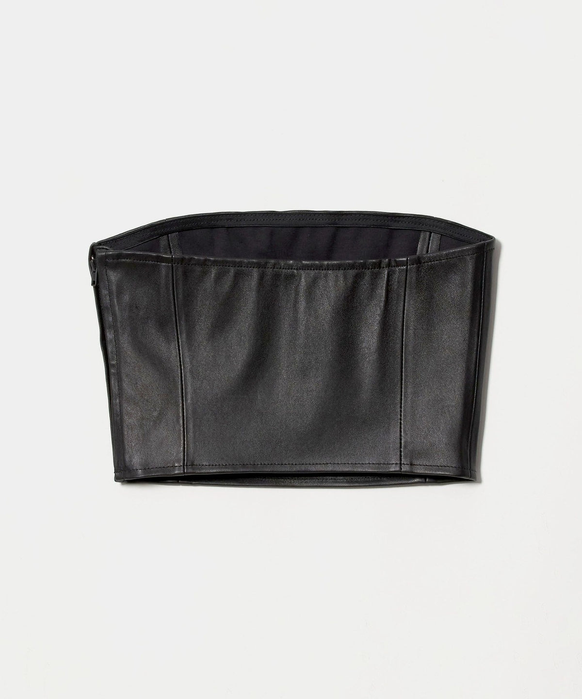<H> Leather Bustier