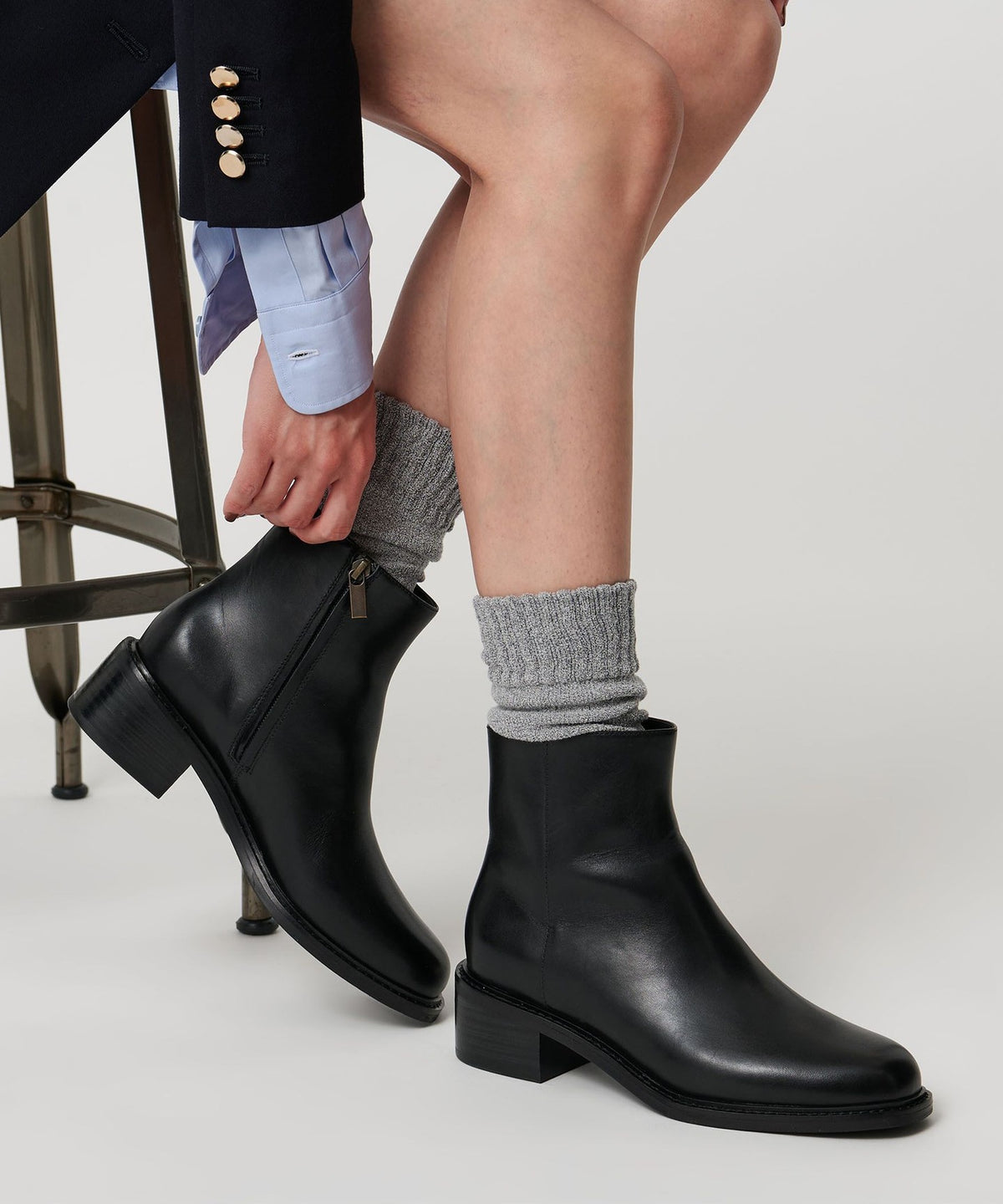 Leder Stiefeletten
