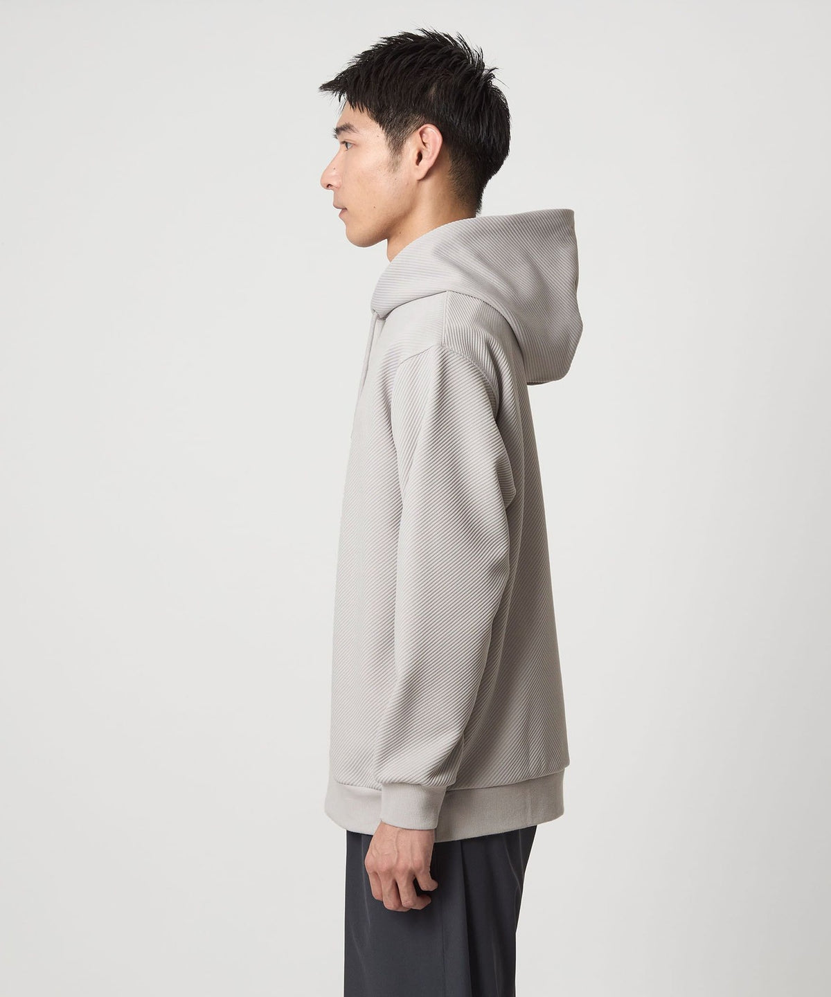 Twill Puff Hoodie