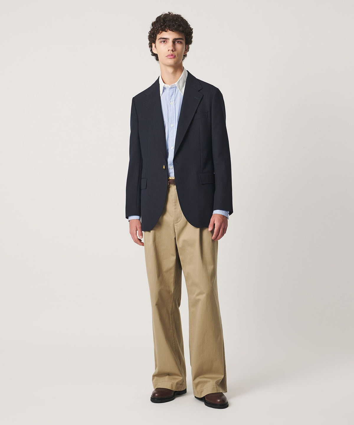 <District> 4-Ply Single 1-Button Blazer