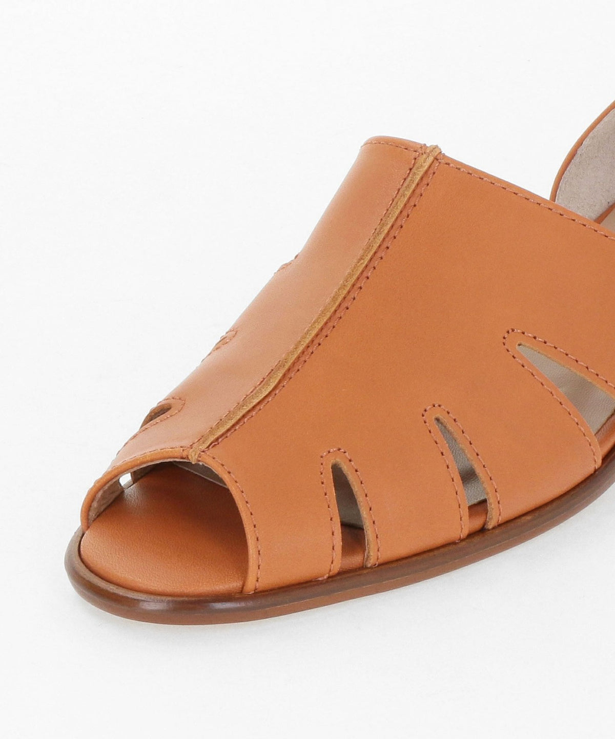 Covered Open-Toe Separate Flat Shoes 20↑