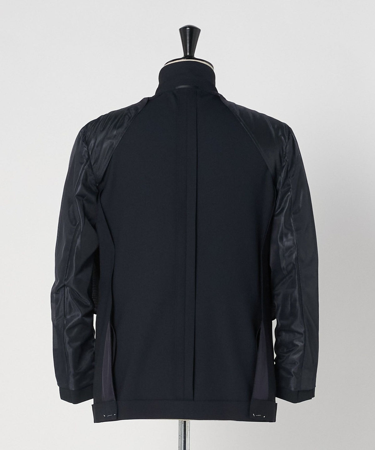 A+ Veste d'ensemble croisée à 4 boutons en polyester effet peau de requin - Standard, Lavable & Extensible