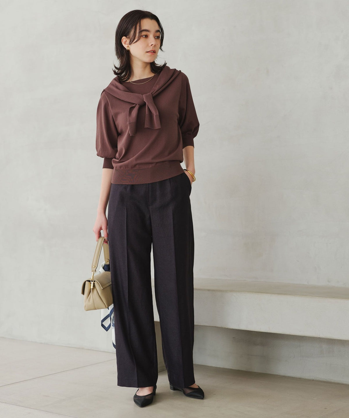 HIYOKE Form Sleeve Pullover Knit