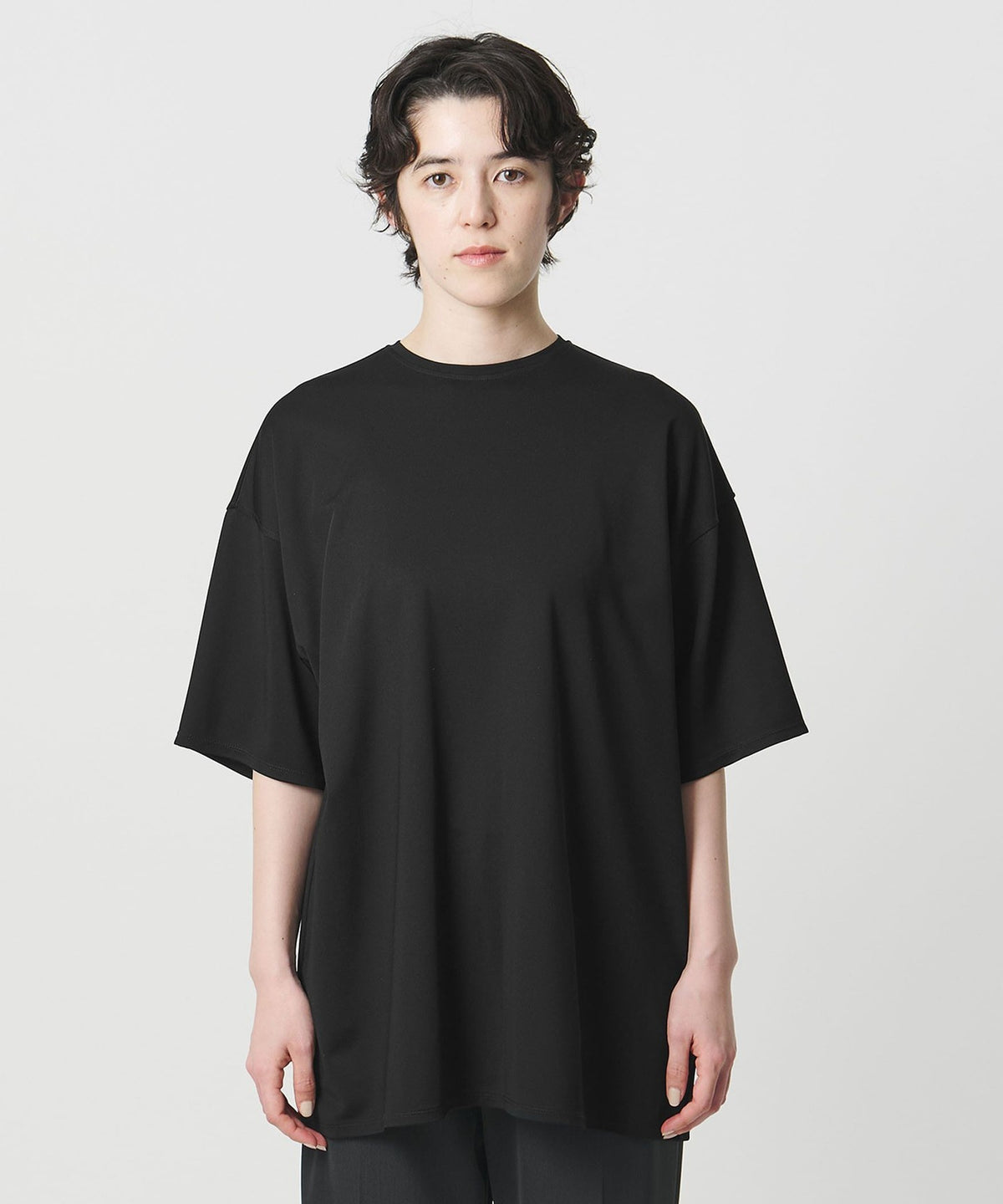 ＜MARW UNITED ARROWS＞पोंटे ओवरसाइज़्ड टी-शर्ट कूलिंग टच के साथ