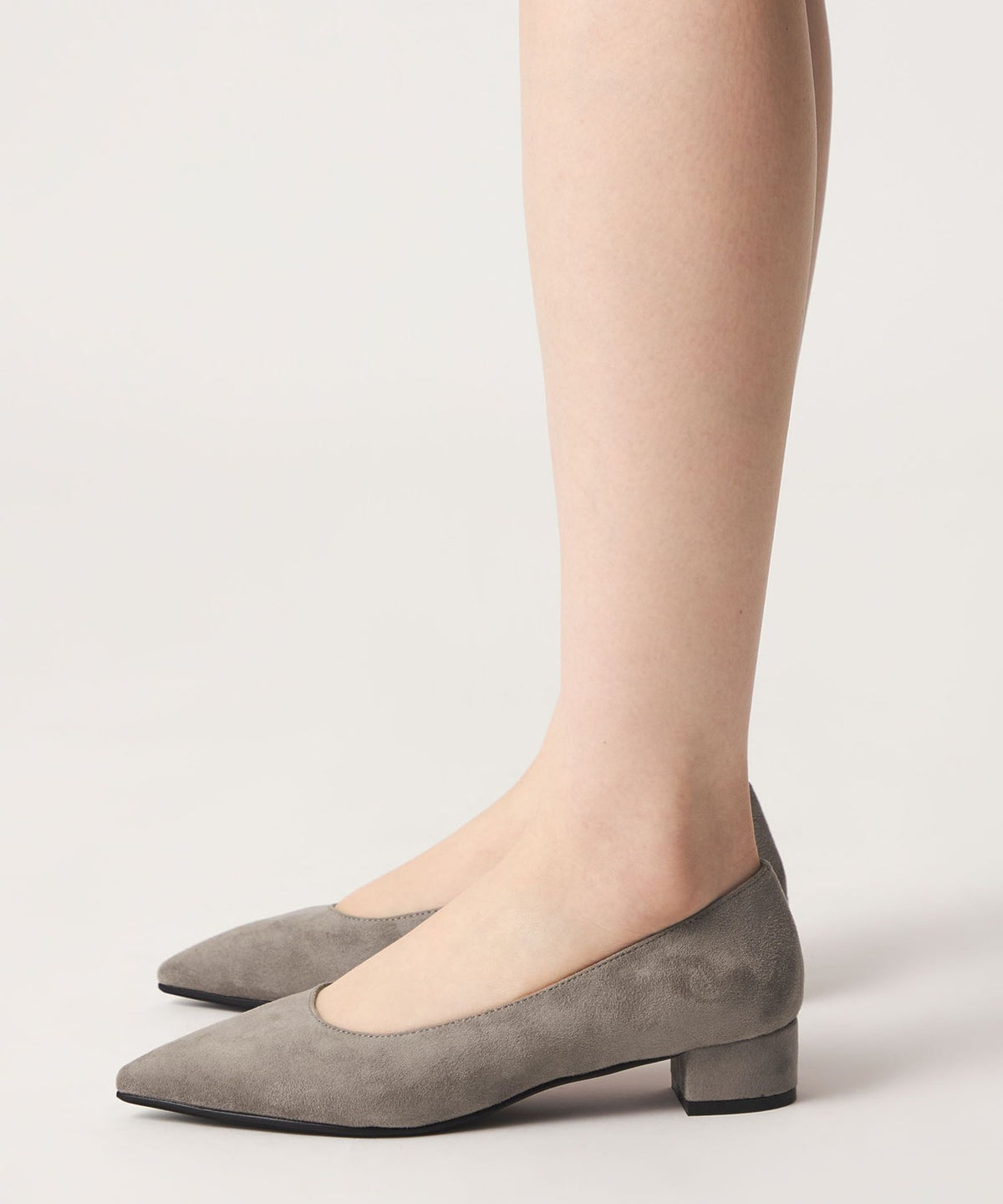 <SY> Pointed Plain SE Pumps (3cm Heel)