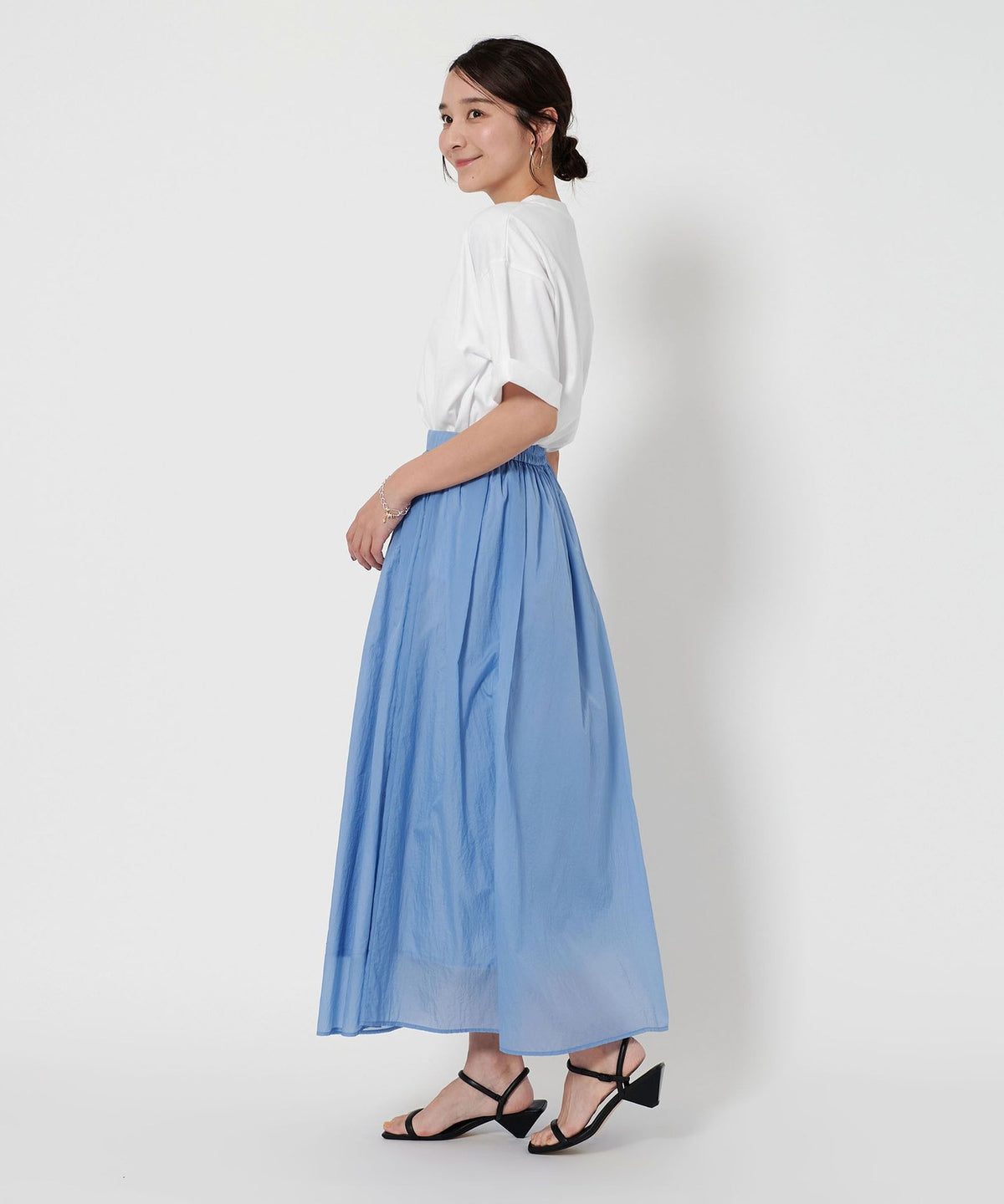 Web Exclusive Roll-Up Wide Tapered T-shirt -MADE IN JAPAN-