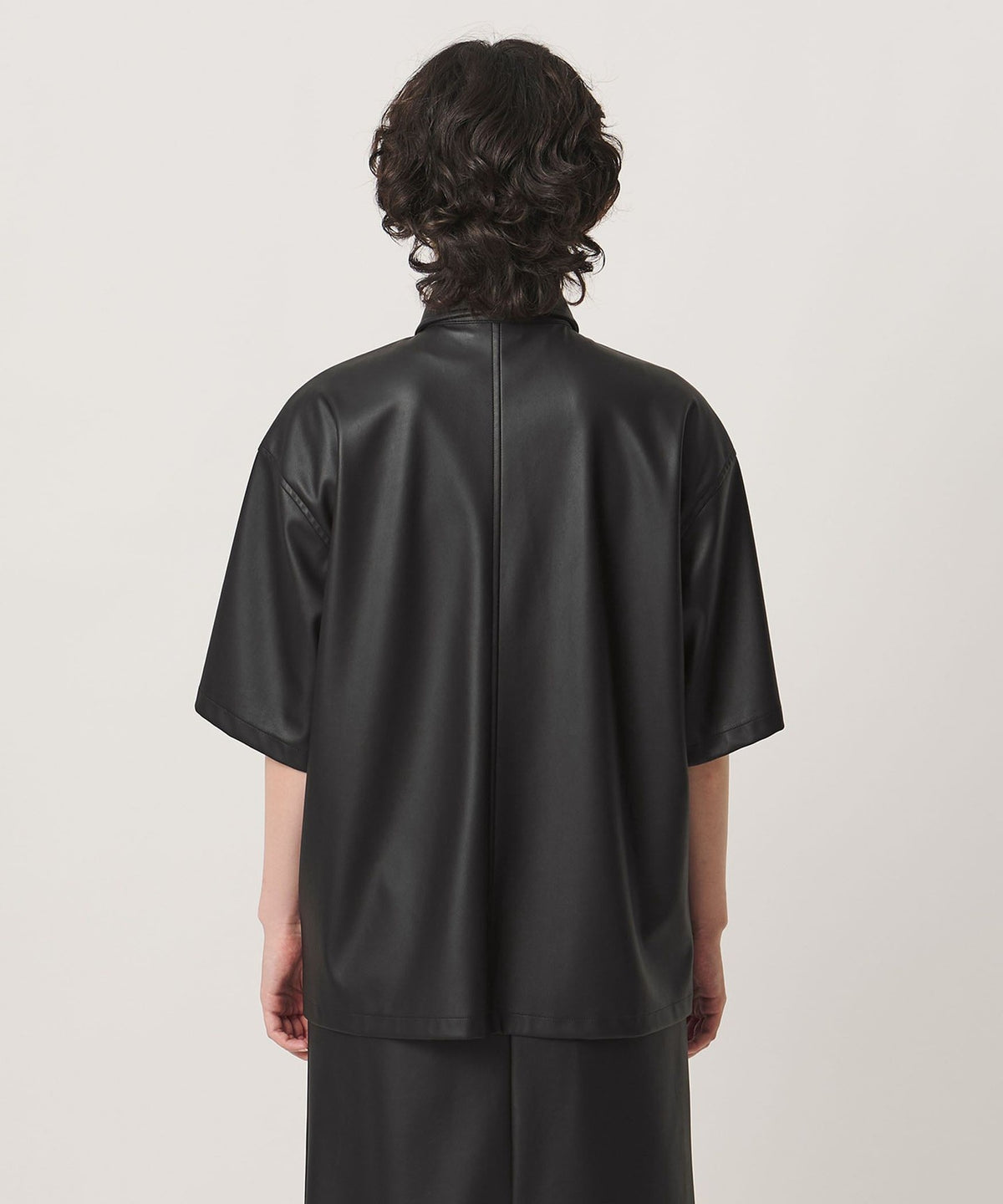 ＜MARW UNITED ARROWS＞五分袖仿皮衬衫