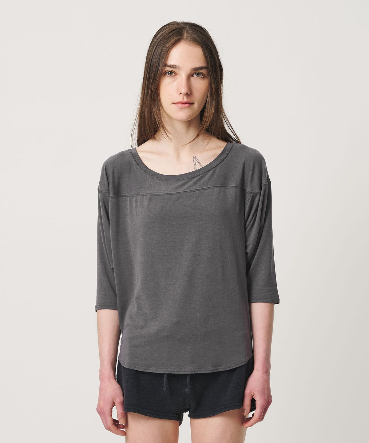 <ATTISESSION> Dolmanärmel Football-T-Shirt