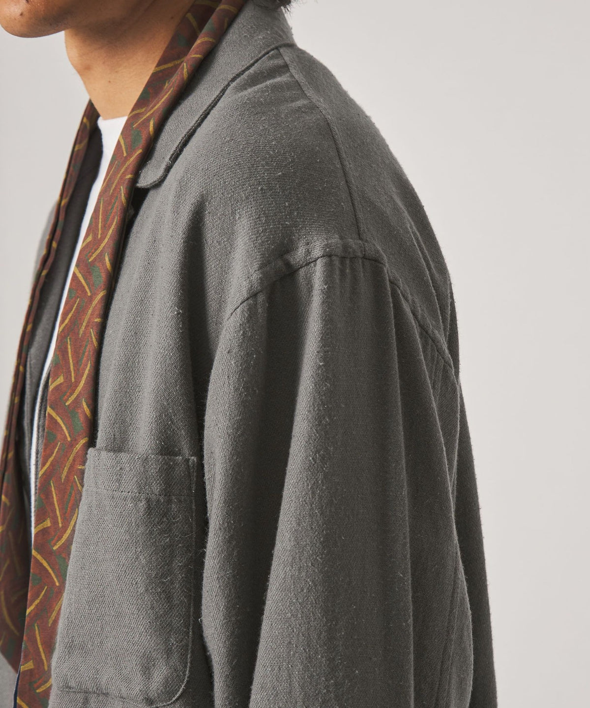 ＜Steven Alan＞ 絲結開領工作夾克襯衫