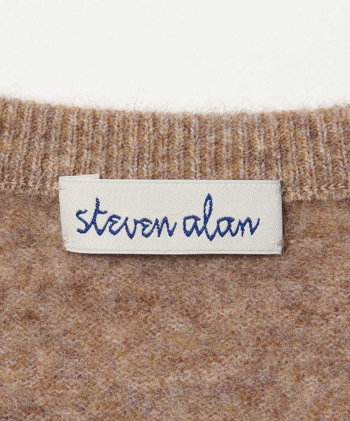 ＜Steven Alan＞羊毛 尼龍 駱駝毛混紡開襟衫