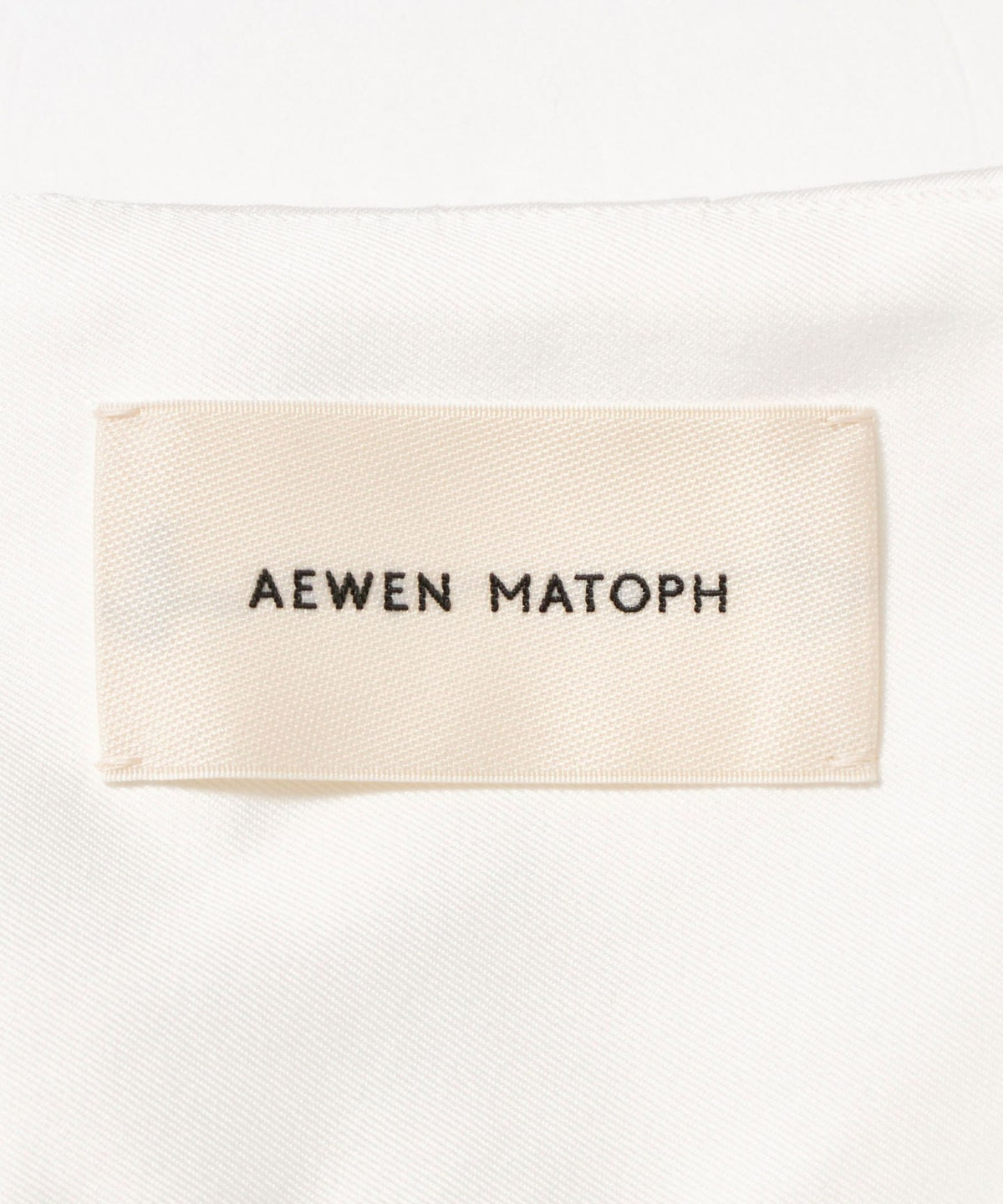 ＜AEWEN MATOPH＞高腰腰帶弧線可水洗長褲