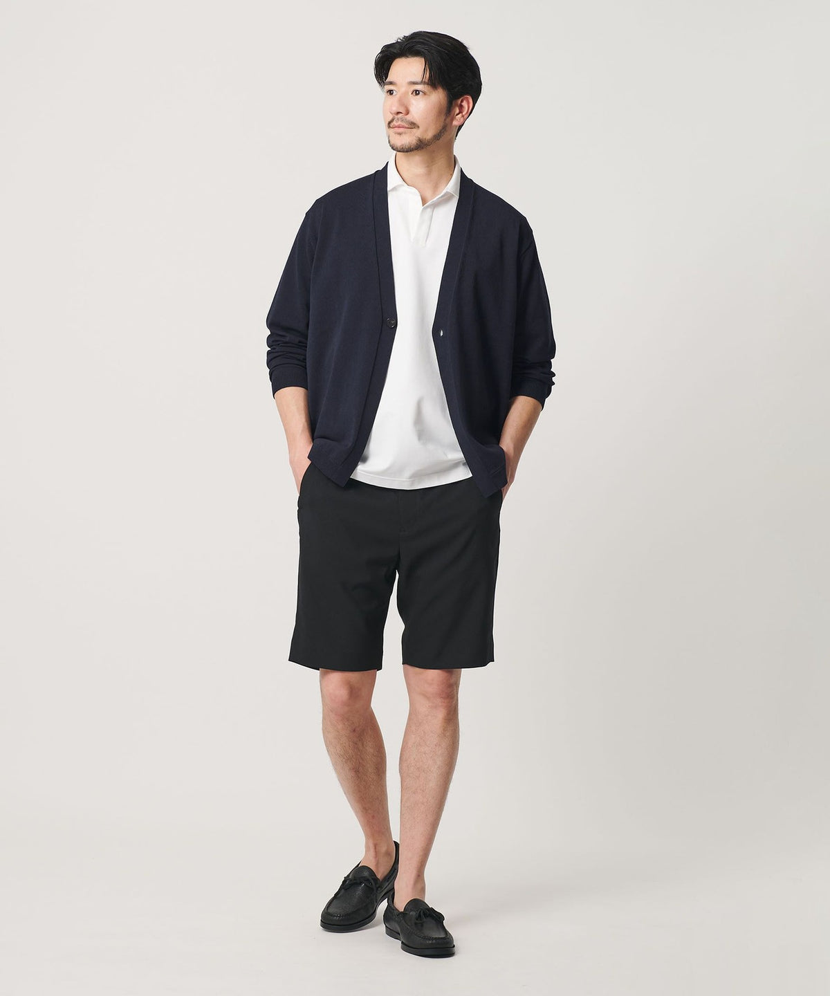 【WEB限定 WARDROBE SMART】KOUKIN ハイゲージ ニット カーディガン【抗菌・防臭】