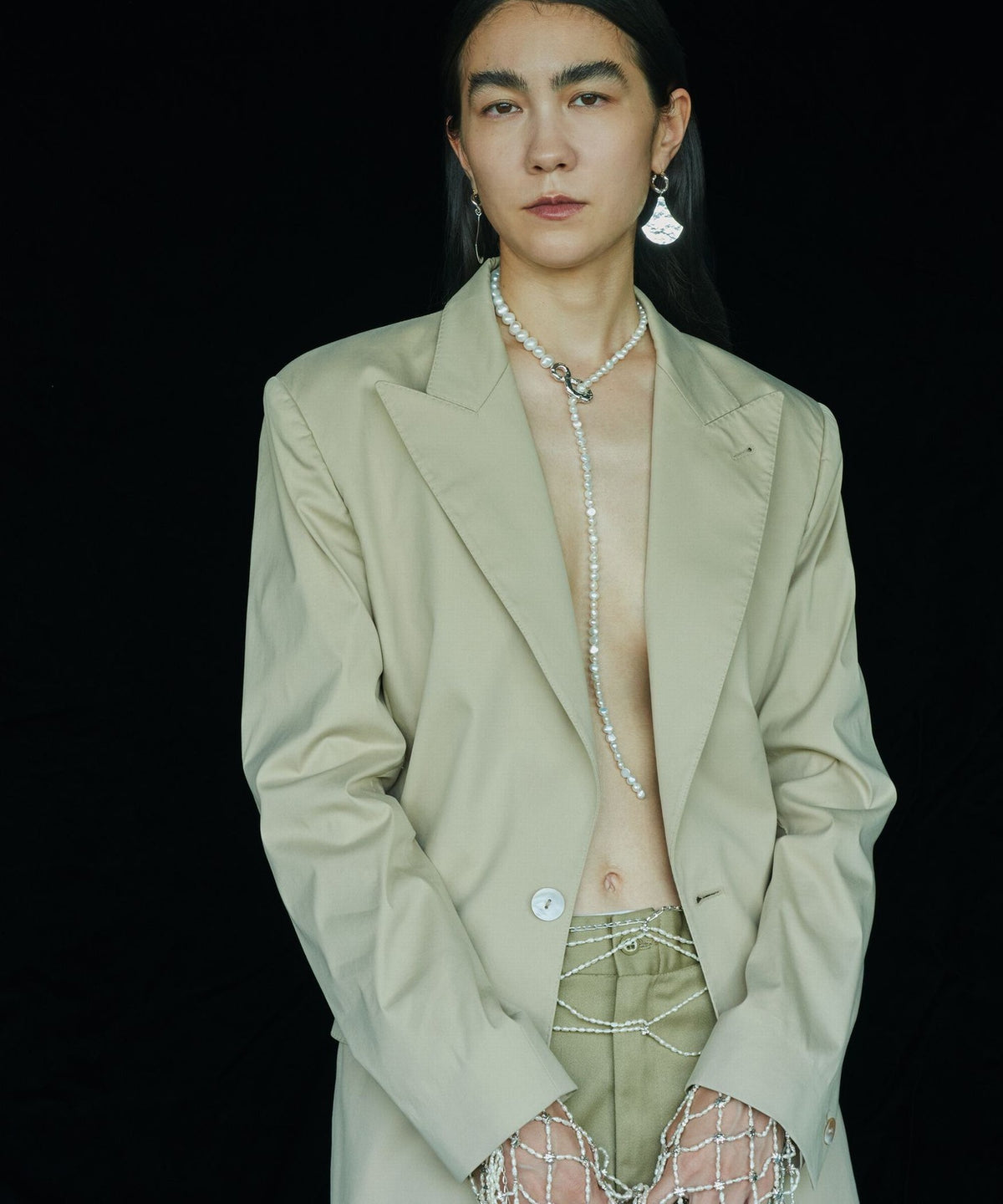 ＜PREEK＞YU-KIN ROTUS SWAY EARRINGS/ईयररिंग्स