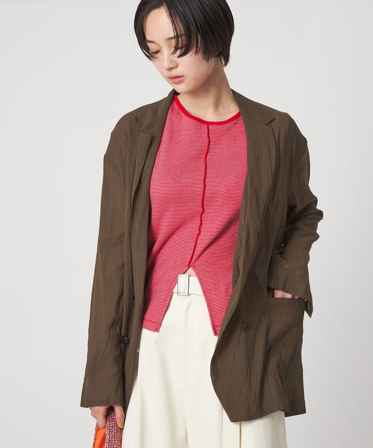 <CITEN> Sheer Shirt Jacket
