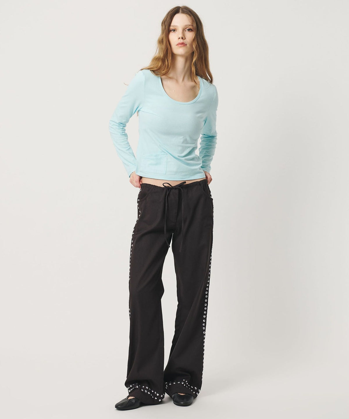 <ATTISESSION> Pocket Utility Cut-and-Sew Top