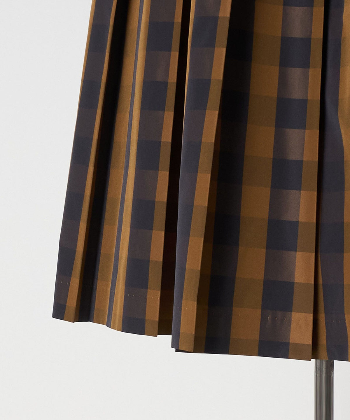 SPRING2 Polyester Check Skirt