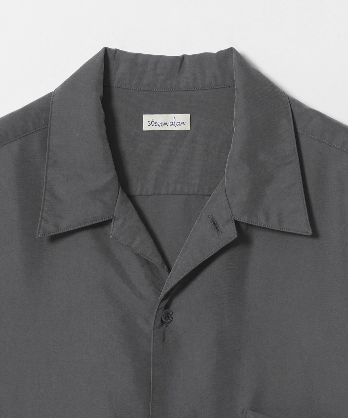 ＜Steven Alan＞ 垂墜感開襟短袖寬版襯衫