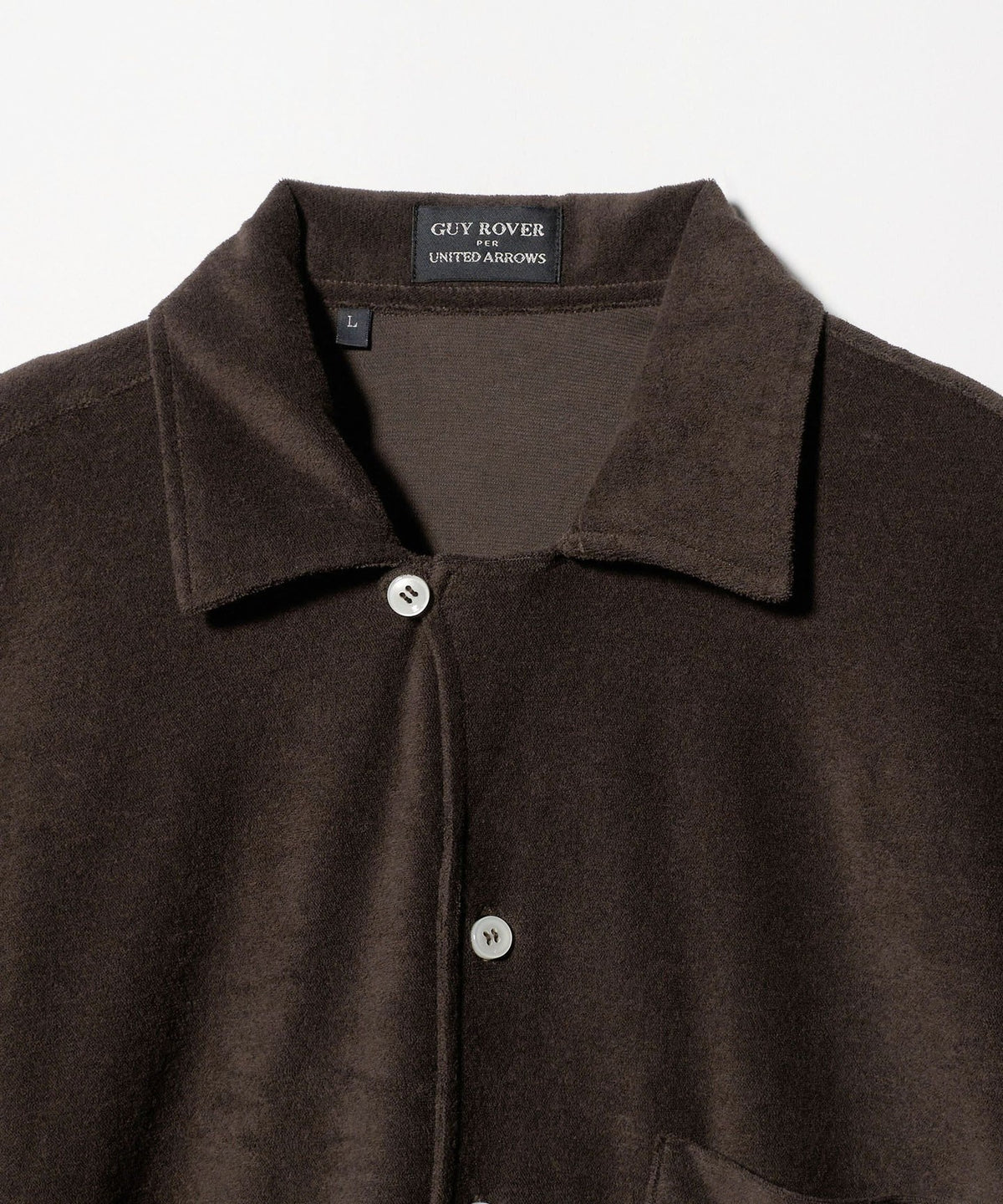 ＜GUY ROVER＞ Chemise à manches courtes en bouclette