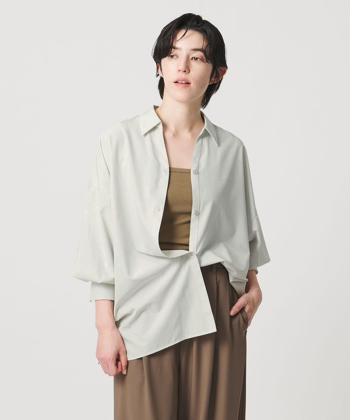 <MARW UNITED ARROWS> Skipper Shirt UV Cut
