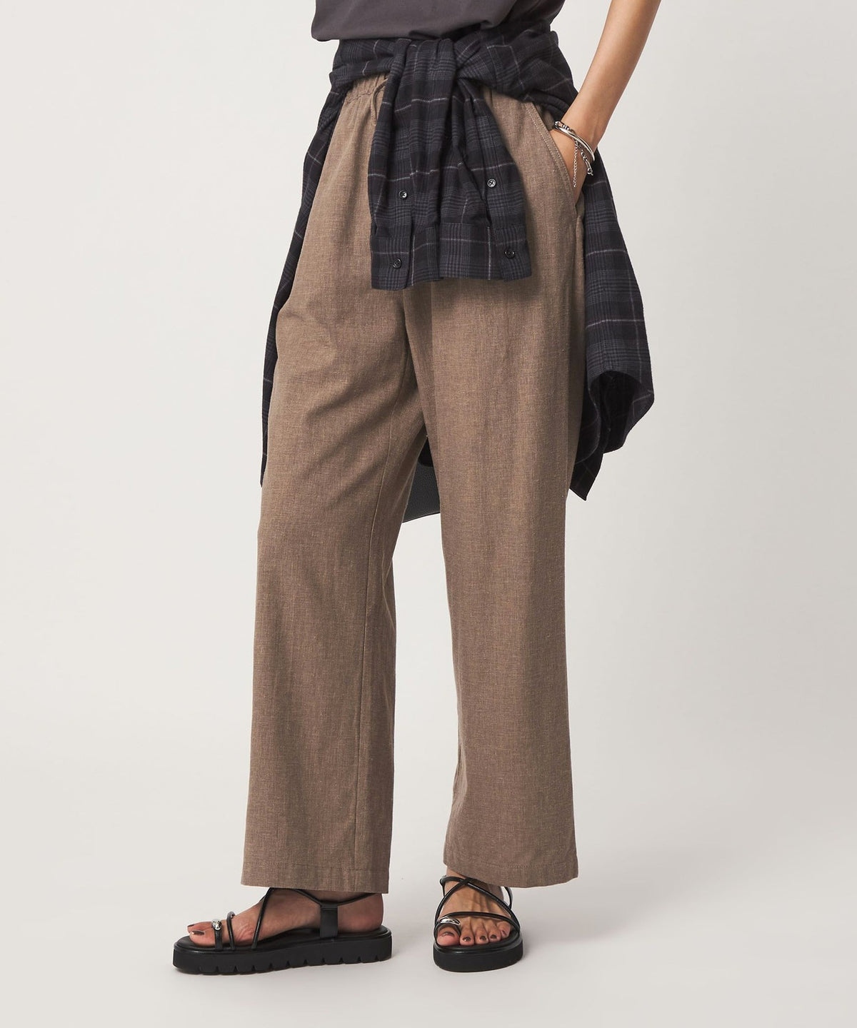 [size SHORT/TALL available] BREEZE LINEN Wide Pants 2