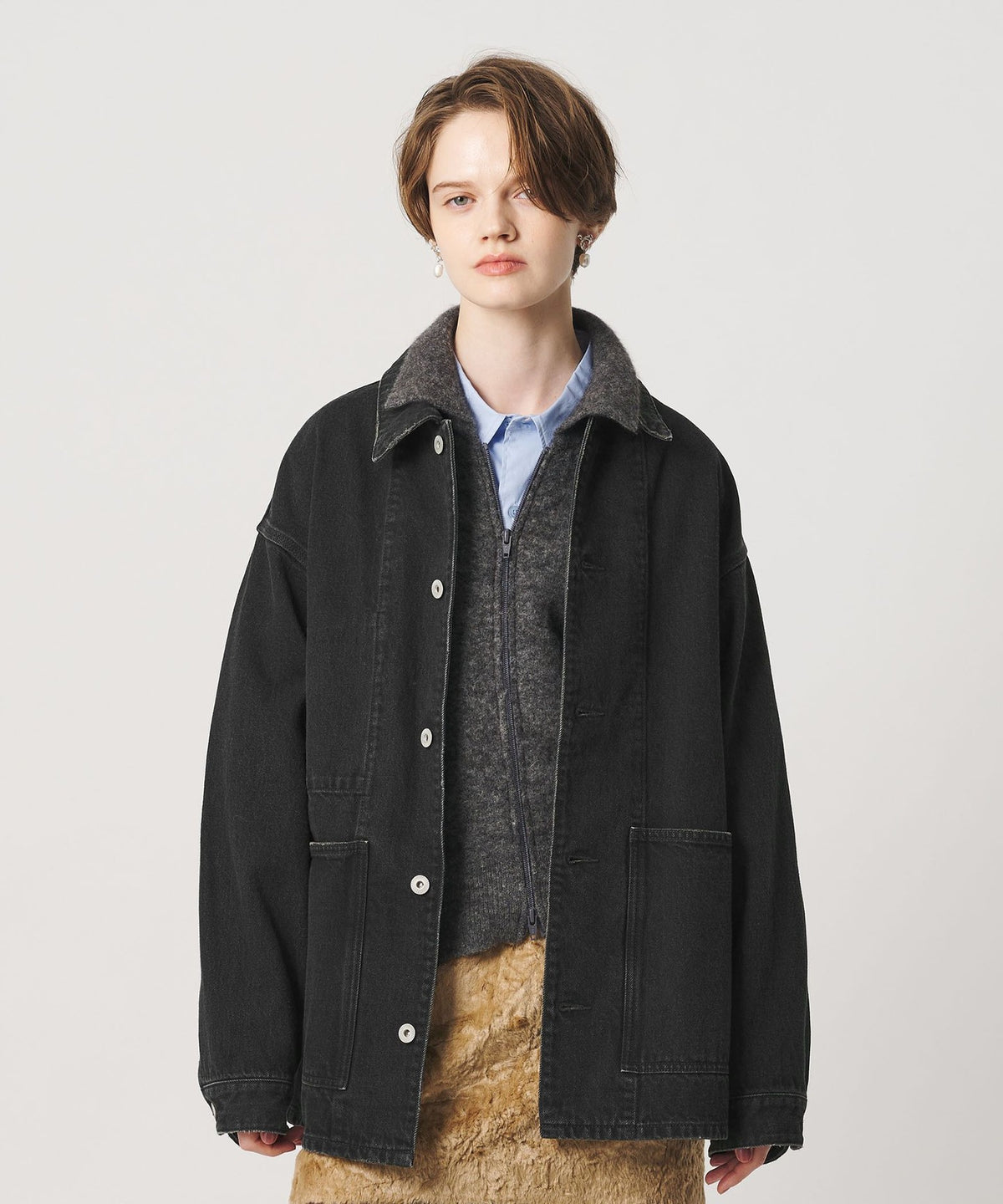 <H> 13oz Denim Coverall