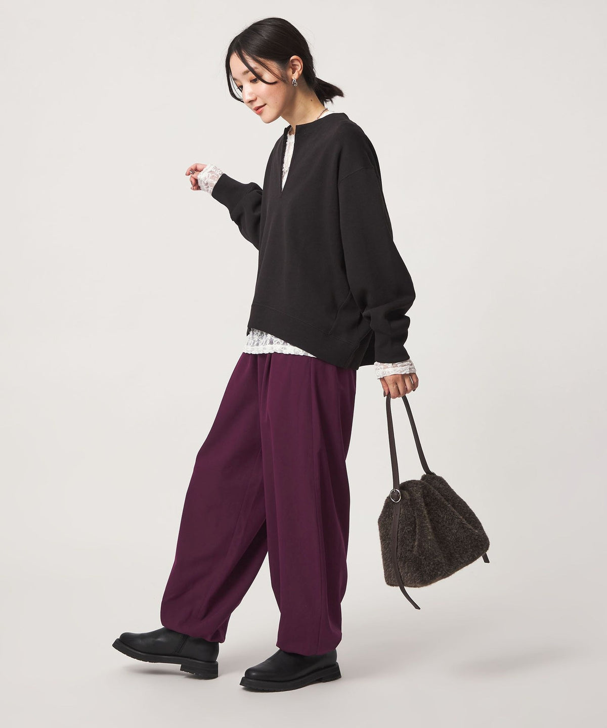 Online Exclusive: <at ease> Balloon Pants - Machine Washable, Stretch, Anti-Static