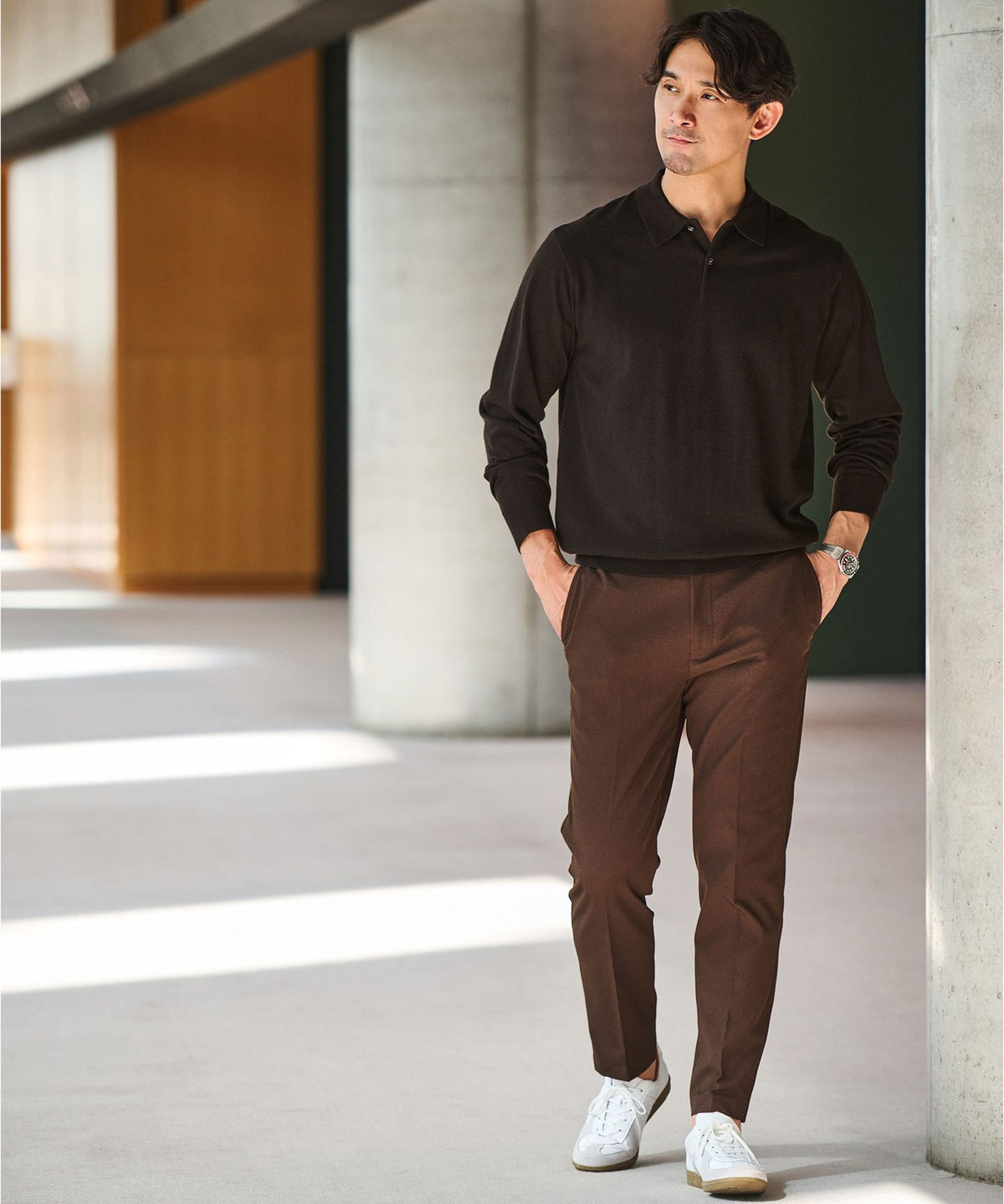 【线上限定】JUST fit 高密针织Polo衫
