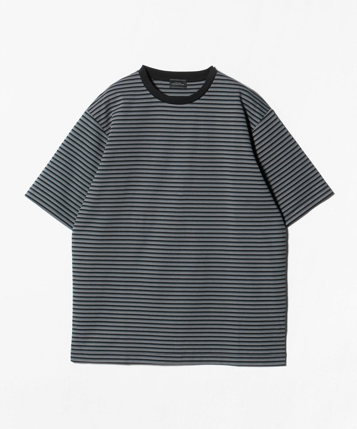 T-shirt ras-du-cou rayé en Ponti à manches courtes