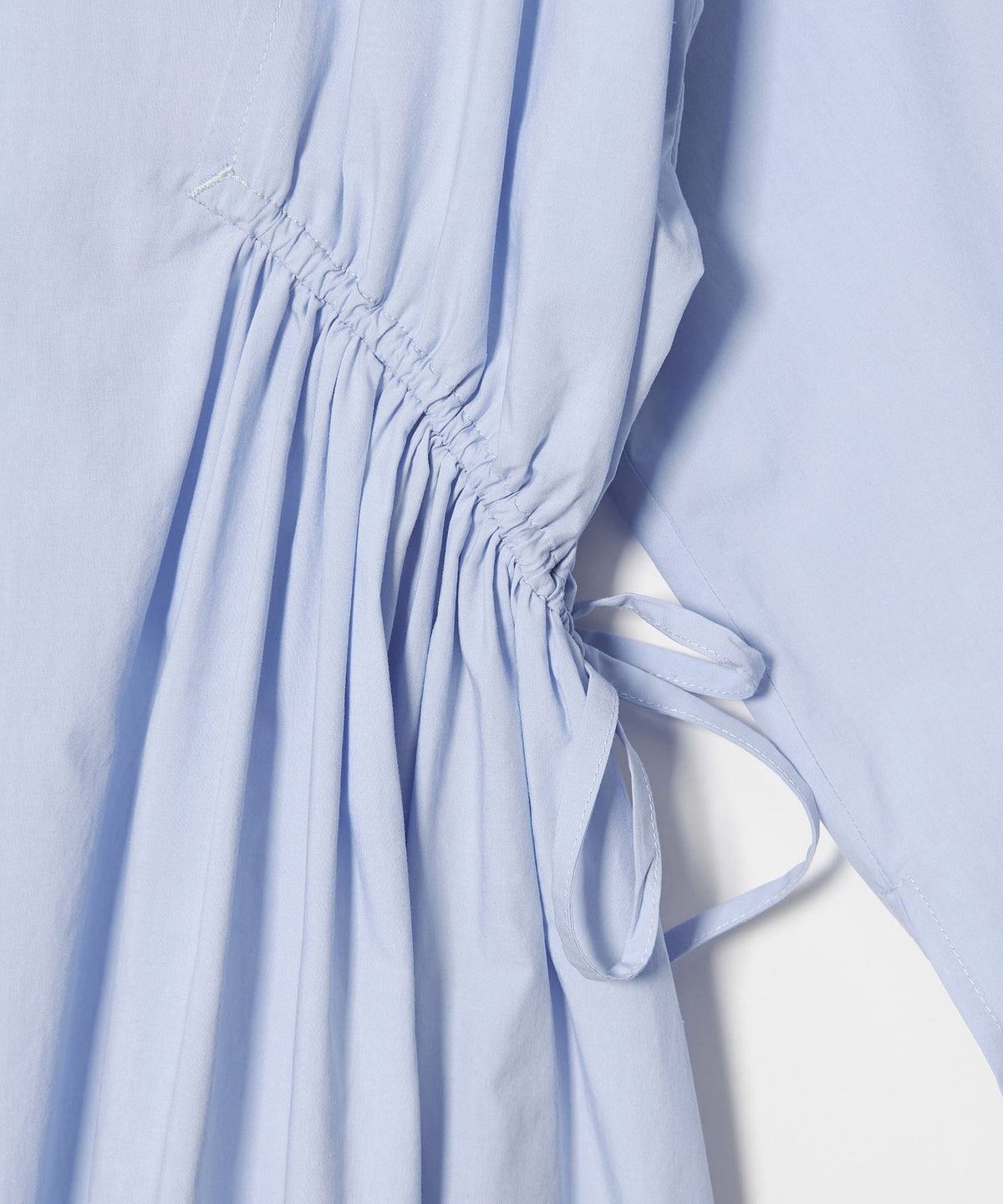 <EMMEL REFINES> EM Drawstring Shirt Tunic Dress