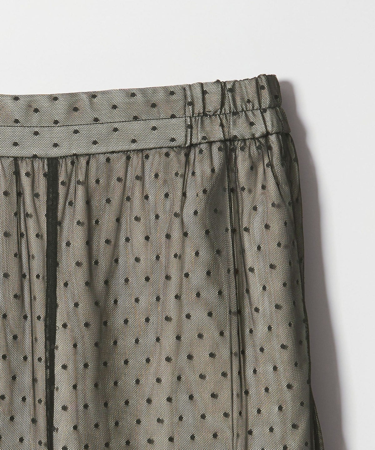 <EMMEL REFINES> EM Dotted Tulle Layered Pants