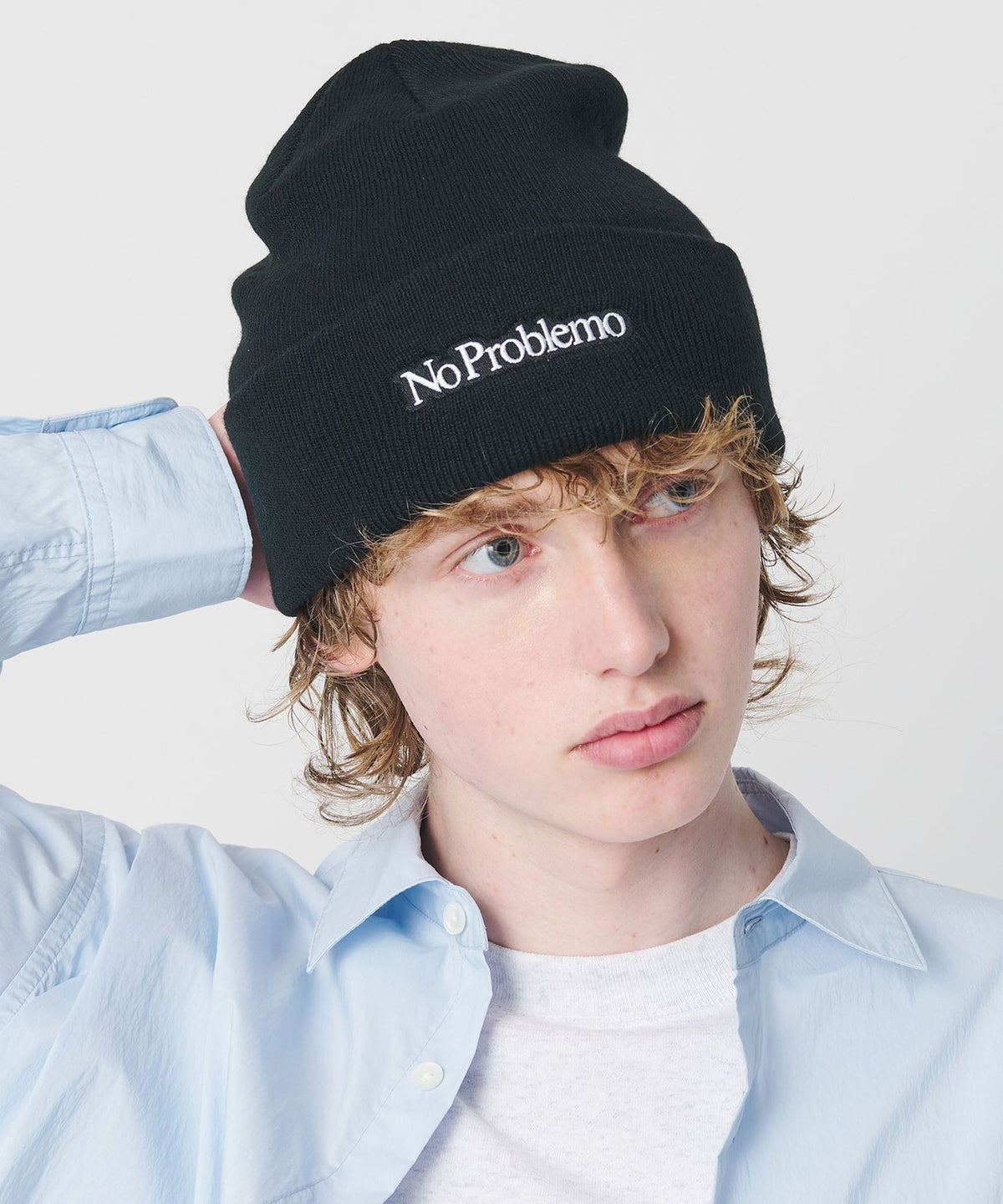 ＜No Problemo＞ Bonnet à logo