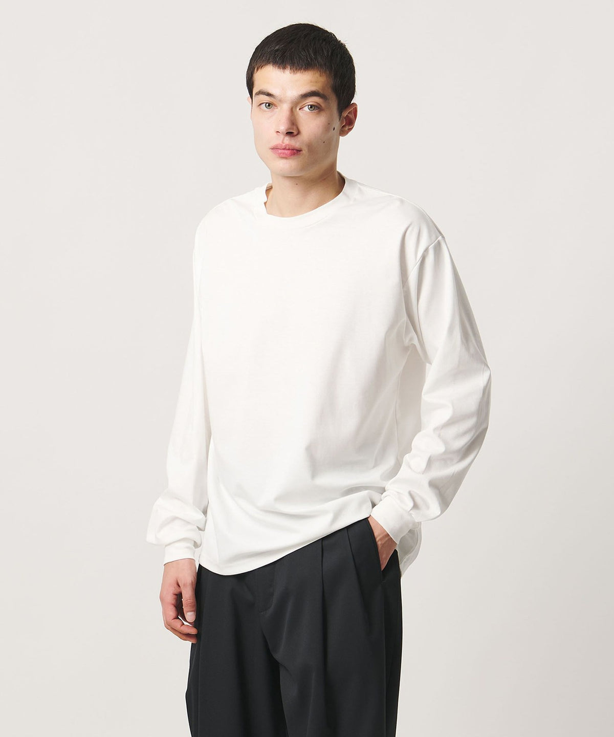 ＜UNITED ARROWS & SONS＞ PONTI L/SLEEVE TEE/长袖T恤