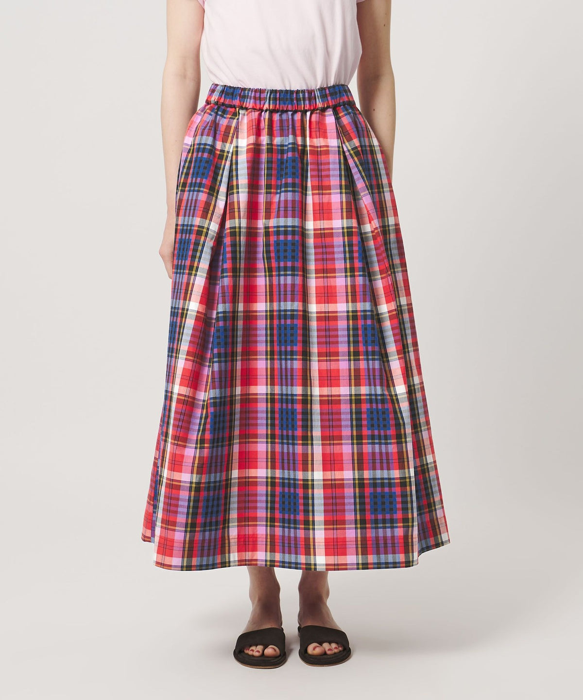 Madras Check Skirt
