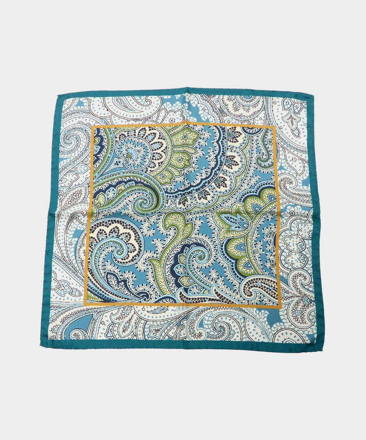<STEFANO CAU> Paisley Pocket Square